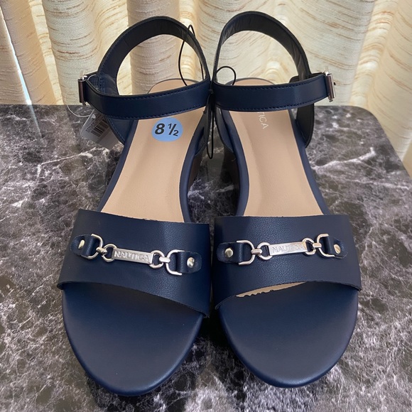 Nautica Navy Blue Sandals 👡 - Picture 2 of 11